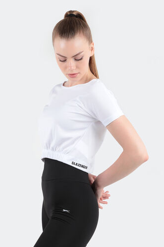 Slazenger GERSHOM Women's Fitness T-Shirt White - Thumbnail