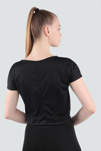 Slazenger GERSHOM Women's Fitness T-Shirt Black - Thumbnail