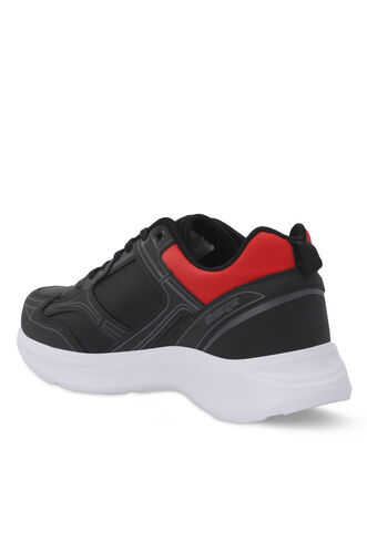 Slazenger GIMA Men's Sneaker Shoes Black - Red - Thumbnail