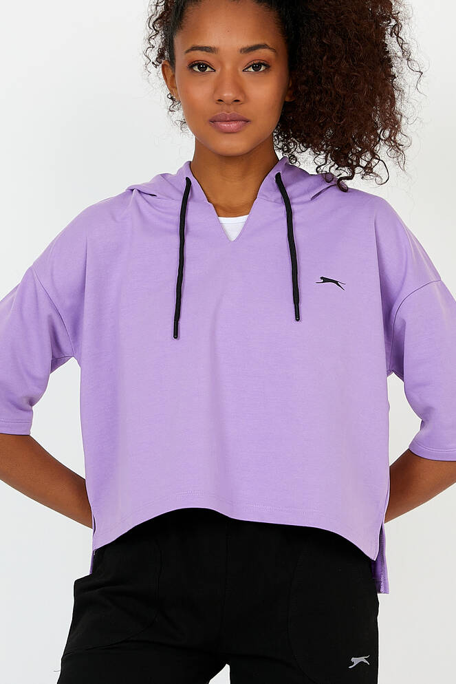 Slazenger GOLYAT Kadın Sweatshirt Lila