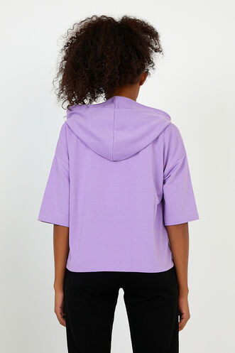 Slazenger GOLYAT Women's Sweatshirt Lilac - Thumbnail