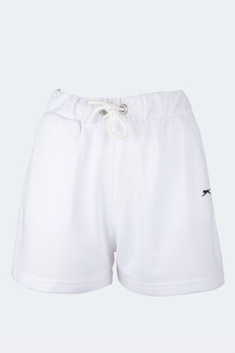 Slazenger GRY Women's Fitness Shorts White - Thumbnail