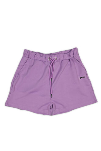 Slazenger GRY Women's Fitness Shorts Lilac - Thumbnail