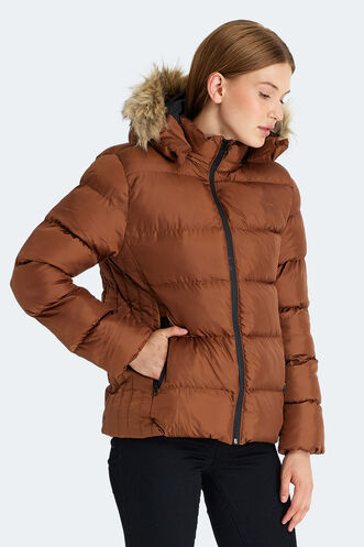 Slazenger GUEST Women's Jacket Brown - Thumbnail