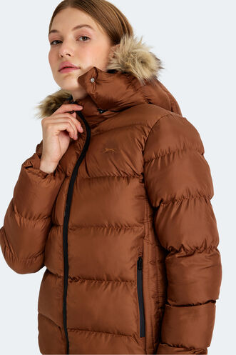 Slazenger GUEST Women's Jacket Brown - Thumbnail