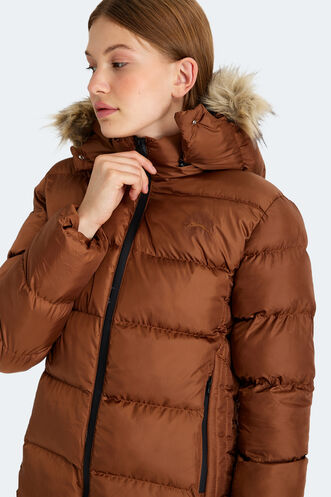 Slazenger GUEST Women's Jacket Brown - Thumbnail