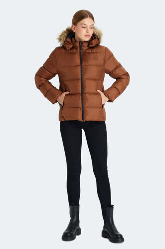 Slazenger GUEST Women's Jacket Brown - Thumbnail