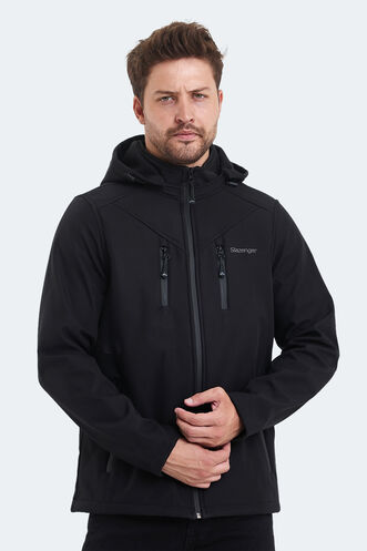 Slazenger HA-YUN Men's Jacket & Coat Black - Thumbnail