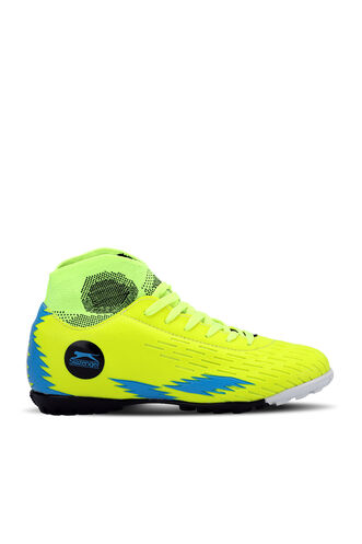 Slazenger HADAS HS Football Boys Indoor Soccer Shoes Neon Yellow - Thumbnail