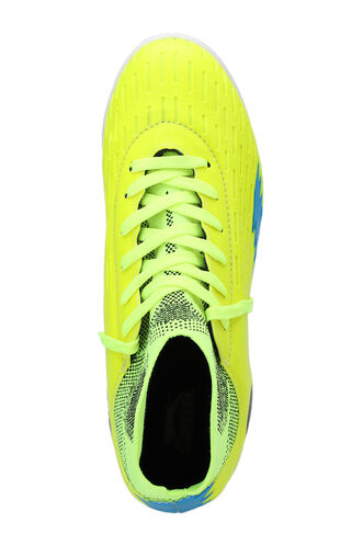 Slazenger HADAS HS Football Boys Indoor Soccer Shoes Neon Yellow - Thumbnail