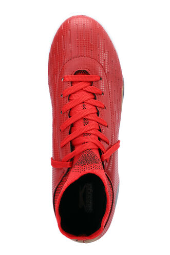 Slazenger HADAS HS Football Boys Indoor Soccer Shoes Red - Thumbnail