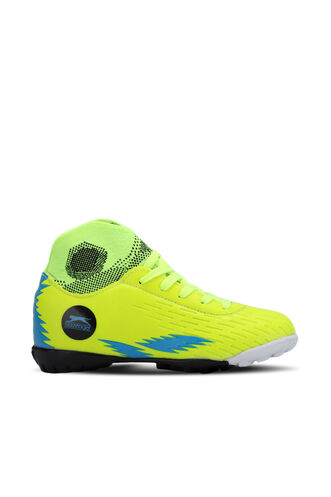 Slazenger HADAS HS Football Boys Indoor Soccer Shoes Neon Yellow - Thumbnail