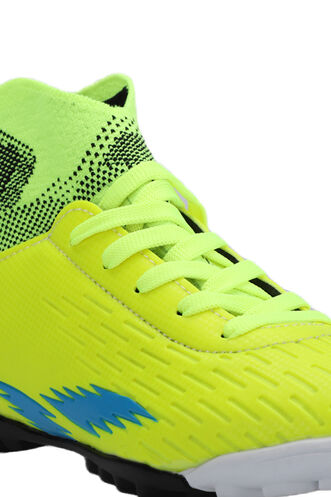 Slazenger HADAS HS Football Boys Indoor Soccer Shoes Neon Yellow - Thumbnail