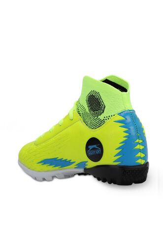 Slazenger HADAS HS Football Boys Indoor Soccer Shoes Neon Yellow - Thumbnail