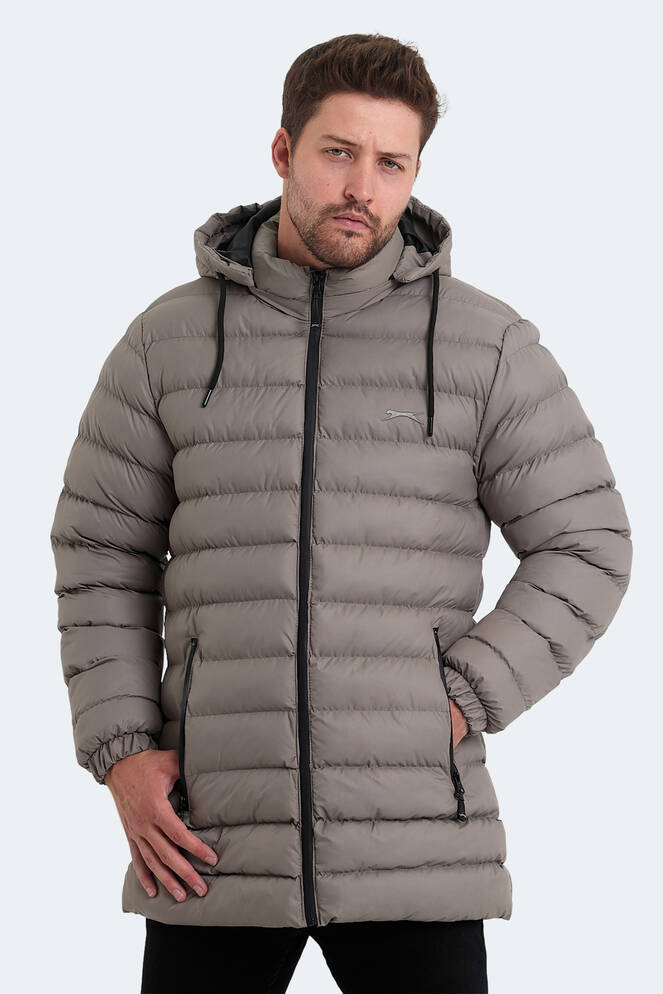 Slazenger HAIDEE Men's Coat & Jacket Stone Gray