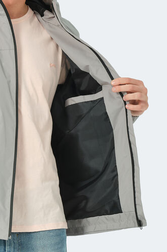 Slazenger HAILEY Men's Raincoat Gray - Thumbnail