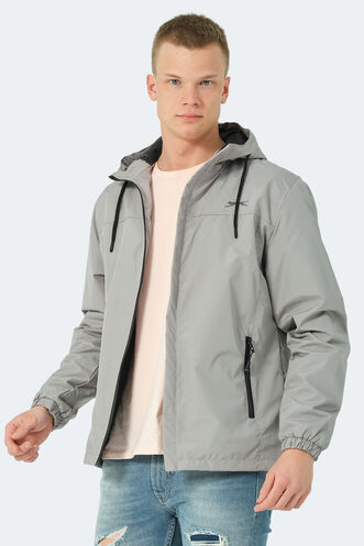 Slazenger HAILEY Men's Raincoat Gray - Thumbnail