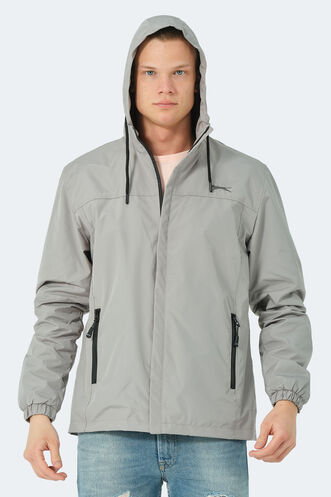 Slazenger HAILEY Men's Raincoat Gray - Thumbnail