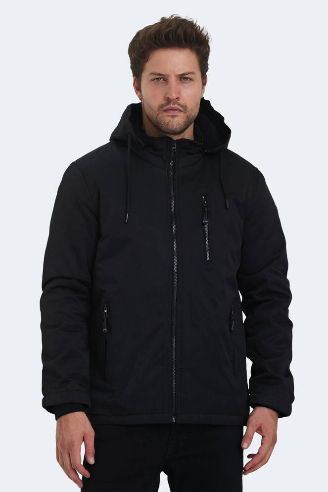 Slazenger HALDOR Men's Coat & Jacket Black