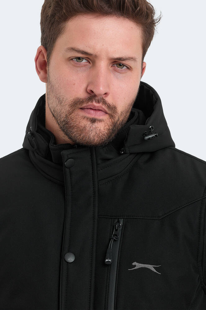 Slazenger HALSTEN Men's Coat & Jacket Black