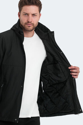 Slazenger HALSTEN Men's Coat & Jacket Black - Thumbnail