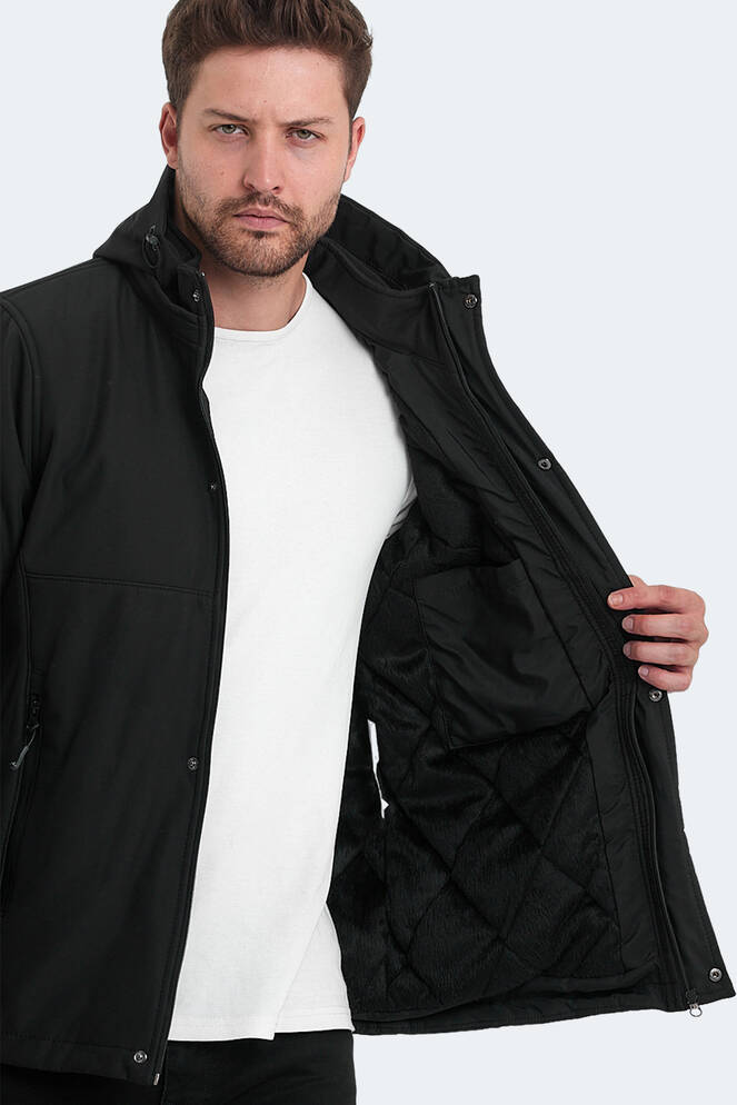 Slazenger HALSTEN Men's Coat & Jacket Black