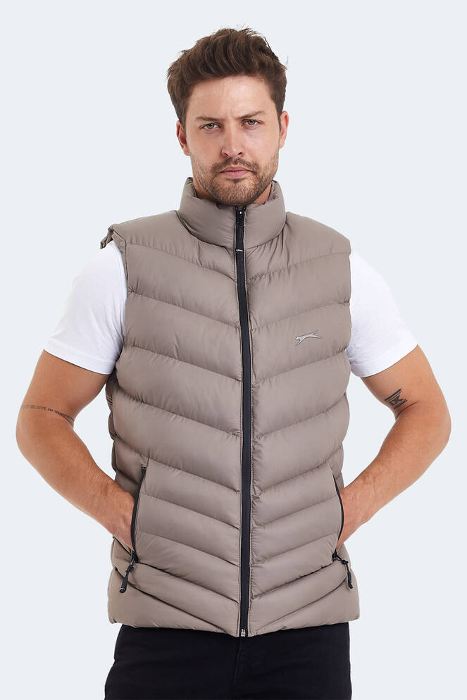 Slazenger HANDFUL Men's Vest Stone Grey