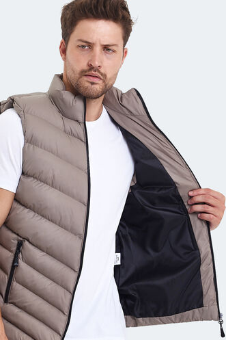 Slazenger HANDFUL Men's Vest Stone Grey - Thumbnail