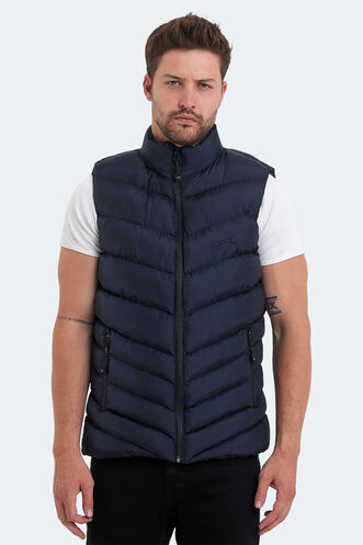 Slazenger - Slazenger HANDFUL Men's Vest Navy Blue