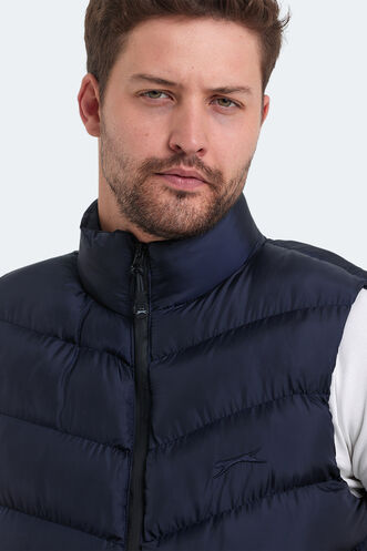 Slazenger HANDFUL Men's Vest Navy Blue - Thumbnail