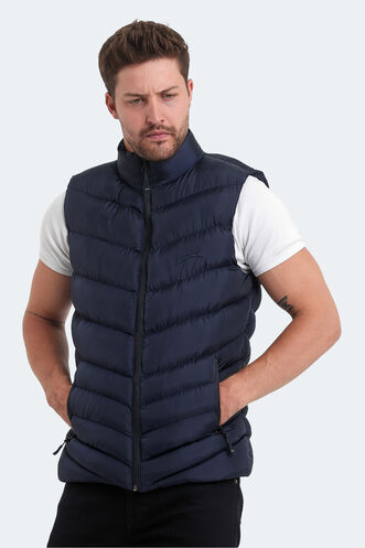 Slazenger HANDFUL Men's Vest Navy Blue - Thumbnail