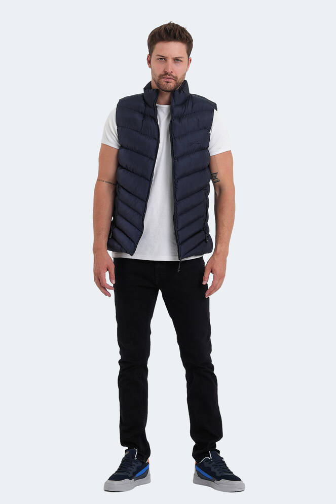 Slazenger HANDFUL Men's Vest Navy Blue