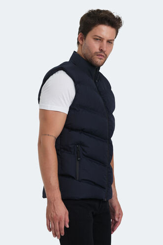 Slazenger HANDLE Men's Vest Navy Blue - Thumbnail