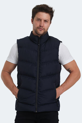 Slazenger HANDLE Men's Vest Navy Blue - Thumbnail