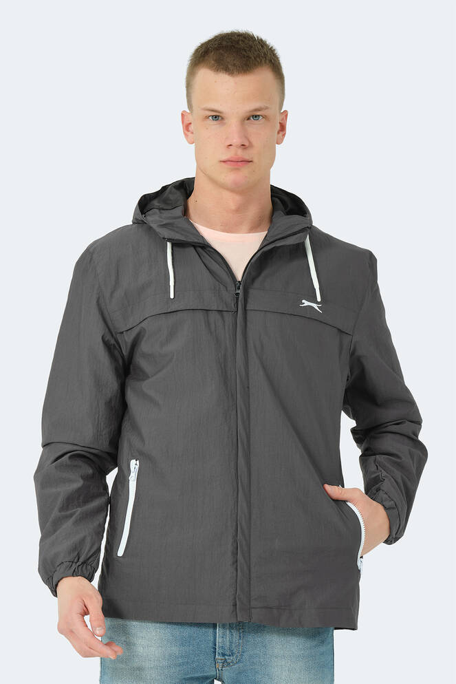 Slazenger HANGA Men's Raincoat Dark Gray