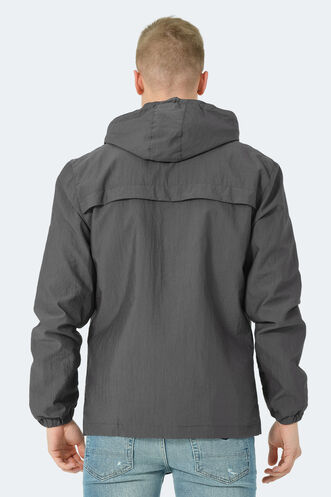 Slazenger HANGA Men's Raincoat Dark Gray - Thumbnail