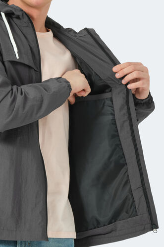 Slazenger HANGA Men's Raincoat Dark Gray - Thumbnail