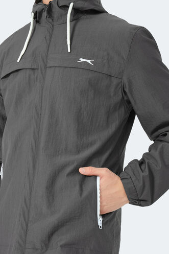 Slazenger HANGA Men's Raincoat Dark Gray - Thumbnail