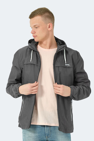 Slazenger HANGA Men's Raincoat Dark Gray - Thumbnail