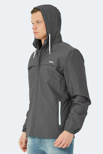 Slazenger HANGA Men's Raincoat Dark Gray - Thumbnail