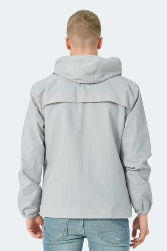 Slazenger HANGA Men's Raincoat Gray - Thumbnail