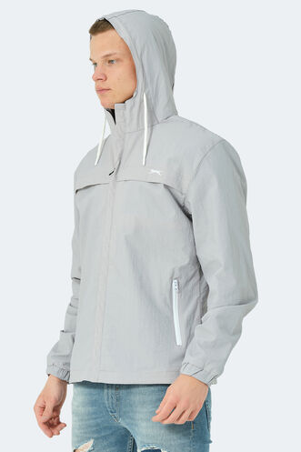 Slazenger HANGA Men's Raincoat Gray - Thumbnail