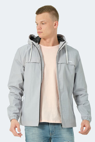 Slazenger HANGA Men's Raincoat Gray - Thumbnail