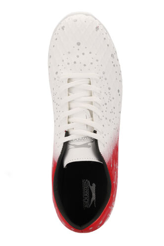 Slazenger HANIA HS Football Men's Indoor Soccer Shoes White - Red - Thumbnail