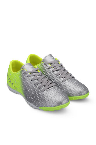 Slazenger HANIA HS Football Boys Indoor Soccer Shoes Gray - Thumbnail