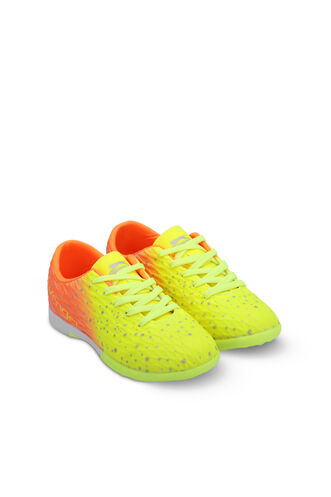 Slazenger HANIA HS Football Boys Indoor Soccer Shoes Neon Yellow - Thumbnail