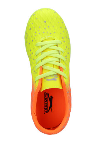 Slazenger HANIA HS Football Boys Indoor Soccer Shoes Neon Yellow - Thumbnail