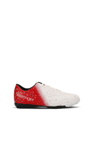 Slazenger HANIA HS Football Boys Indoor Soccer Shoes White - Red - Thumbnail