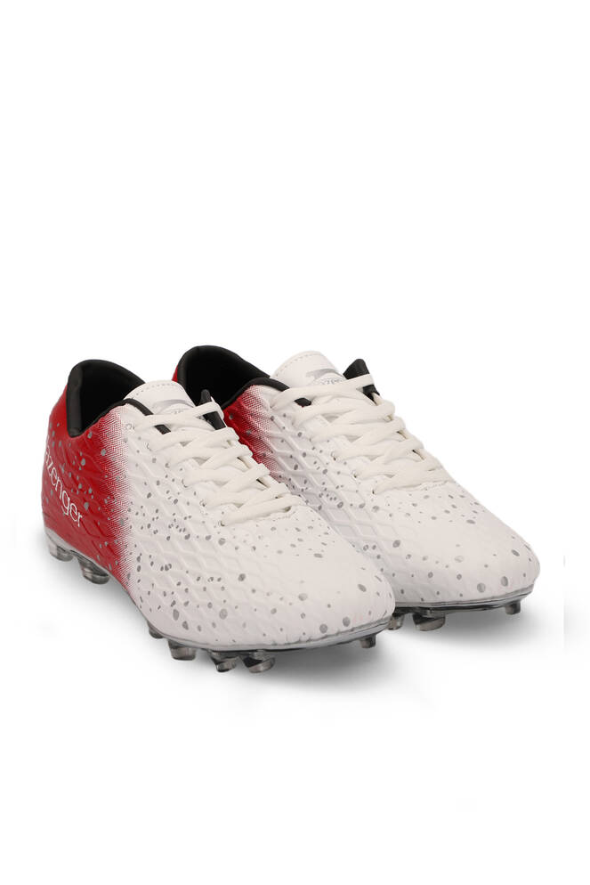 Slazenger HANIA KRP Football Boy Child Cleats Shoes White - Red