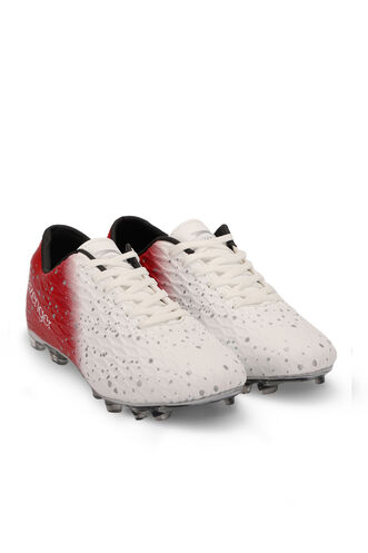 Slazenger HANIA KRP Football Boy Child Cleats Shoes White - Red - Thumbnail